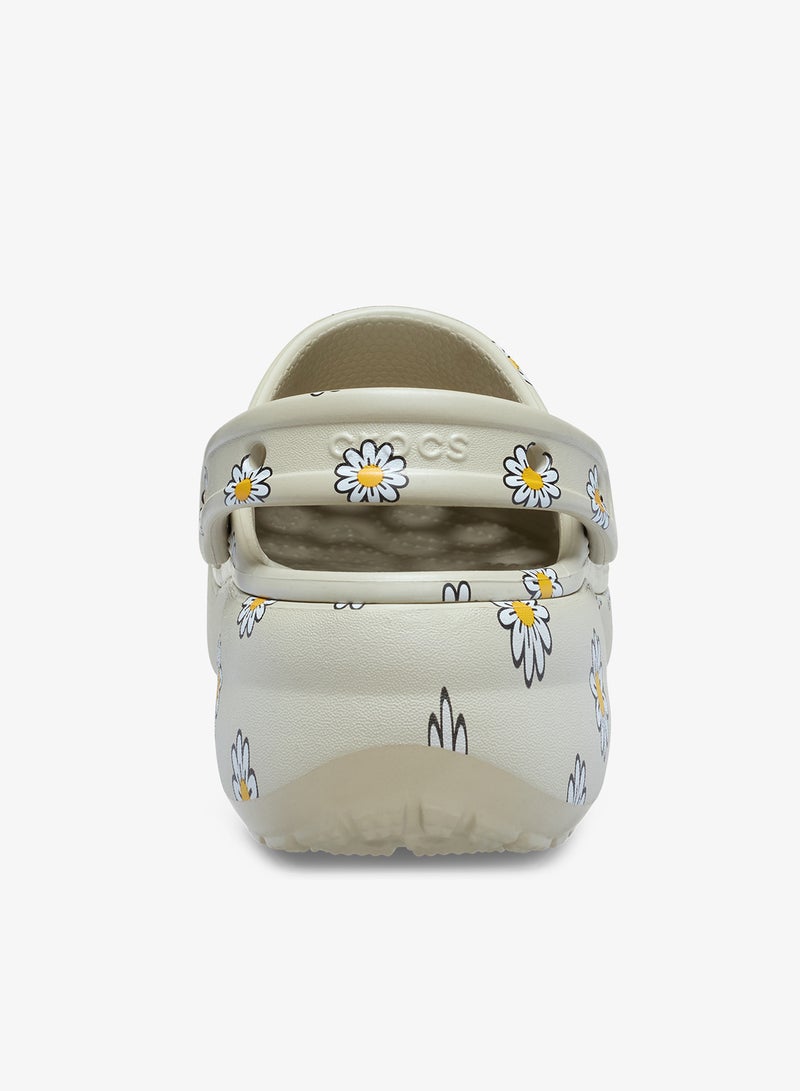 crocs Classic Platform Floral Clog Sandals - Image 4